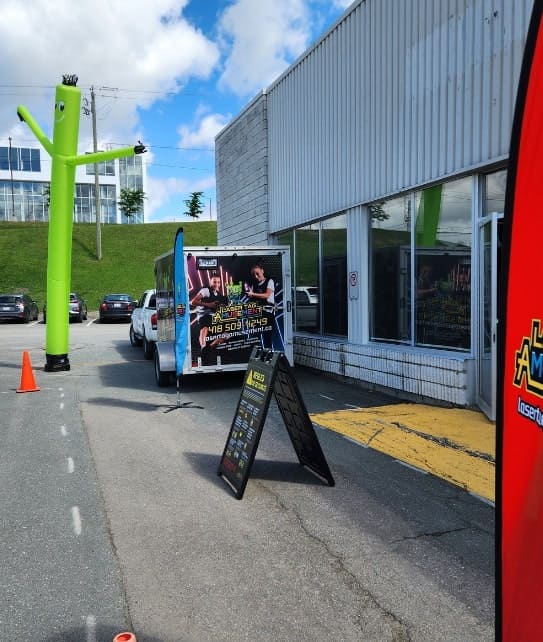 Centre commercial Galeries de la Chaudière dans un local vacant