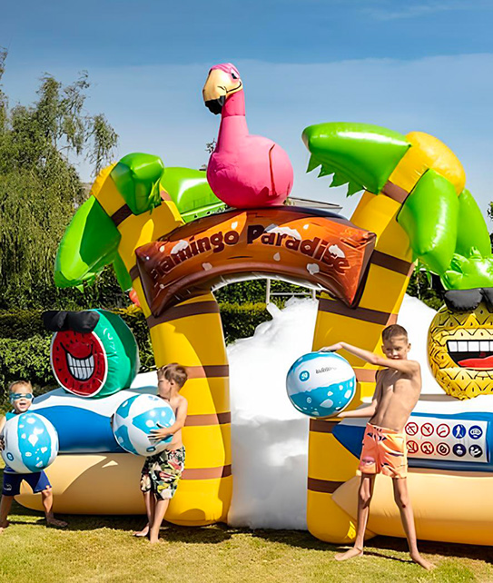 Party mousse Hawaïen