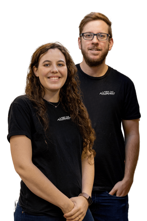 Daniel et Caroline propriétaire de Lasertag Amusement